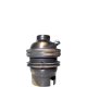 Lampholder B22 Antique Brass with Shade Ring 10mm Threaded Entry