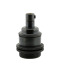Traditional Edison Screw Lamp Holder (E27) with Shade Rings and Integrated Cord Grip in Bronze Finish