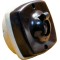 Britmac Vintage Brown and White Bakelite Toggle Light Switch 2Way 1Gang Recessed