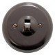 Rolls Bakelite Low Profile Light Switch, 1Way, 5Amp 230VAC