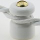 10 Pack Porcelain Cable Management for 2 or 3 CoreTwisted Braided Cloth Covered Lighting Flex