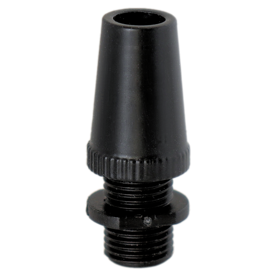 Two Part Metal Flex Clamp, 10mm Threaded in Black Finish
