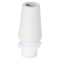 Two Part Metal Flex Clamp, 10mm Threaded, in White Finish