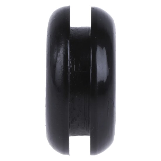 10Pack Black PVC 10mm Cable Grommet for Maximum of 6.4mm Cable Dia.