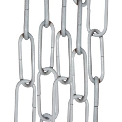 Standard Gauge Chain in Powder White Finish, 50cm