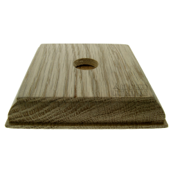 Solid Oak Switch Mount Pattress 1Gang for 1 Switch