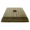 Solid Oak Switch Mount Pattress 1Gang for 1 Switch