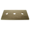 Solid Oak Switch Mount Pattress 3Gang for 3 Switches