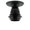 E27 Batten Lampholder in Black Bakelite