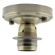 Straight Batten Lamp Holder ES-E27 in Antique Brass Finish