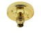 Straight Batten Lamp Holder BC-B22 in Brass Finish