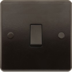 Dark Brown Wall Switch -2 Way-1 Gang-10 Amp
