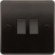 Dark Brown Wall Switch -2 Way-2 Gang-10 Amp