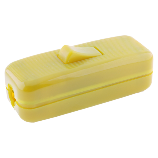 Deco Styled In-line Rocker Switch 3 Wire 1 Way in Gold