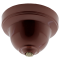 Ceiling Rose Cup in Brick Red Bakelite