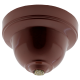 Ceiling Rose Cup in Brick Red Bakelite