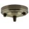 Large Ceiling Rose with Metal Cord Grip in Antique Brass Effect
