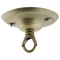 Ceiling Rose with Deco Style Loop in Antique Brass Effect