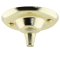 Ceiling Rose with Metal Cord Grip in Brass Effect