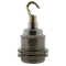 Traditional Edison Screw Lamp Holder (E27) with Shade Rings and Metal Deco Styled Hook in Antique Finish